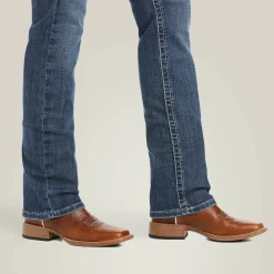 R.E.A.L. Mid Rise Arrow Gianna Straight Jean