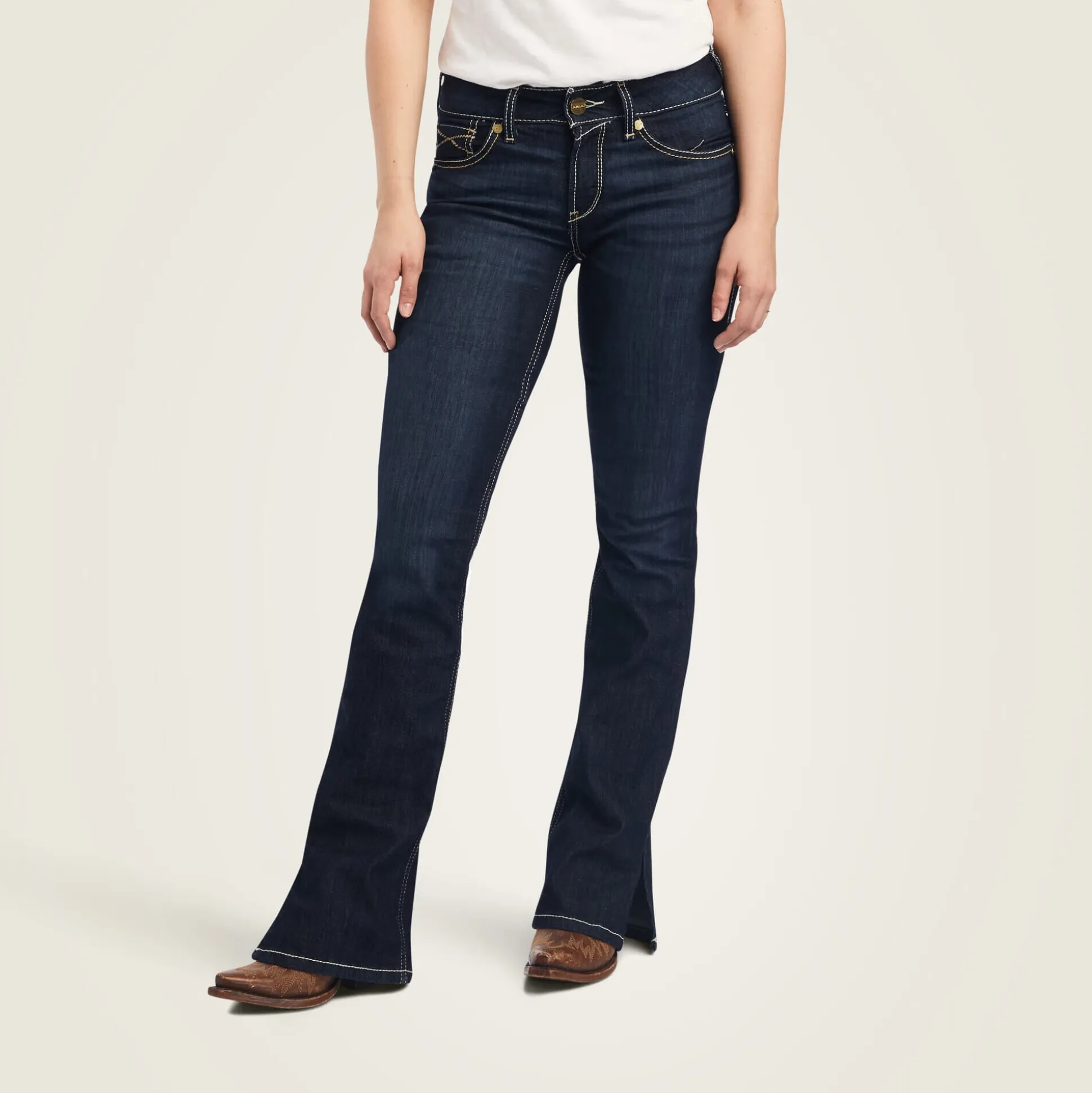 R.E.A.L. Perfect Rise Arrow Danna Boot Cut Jean