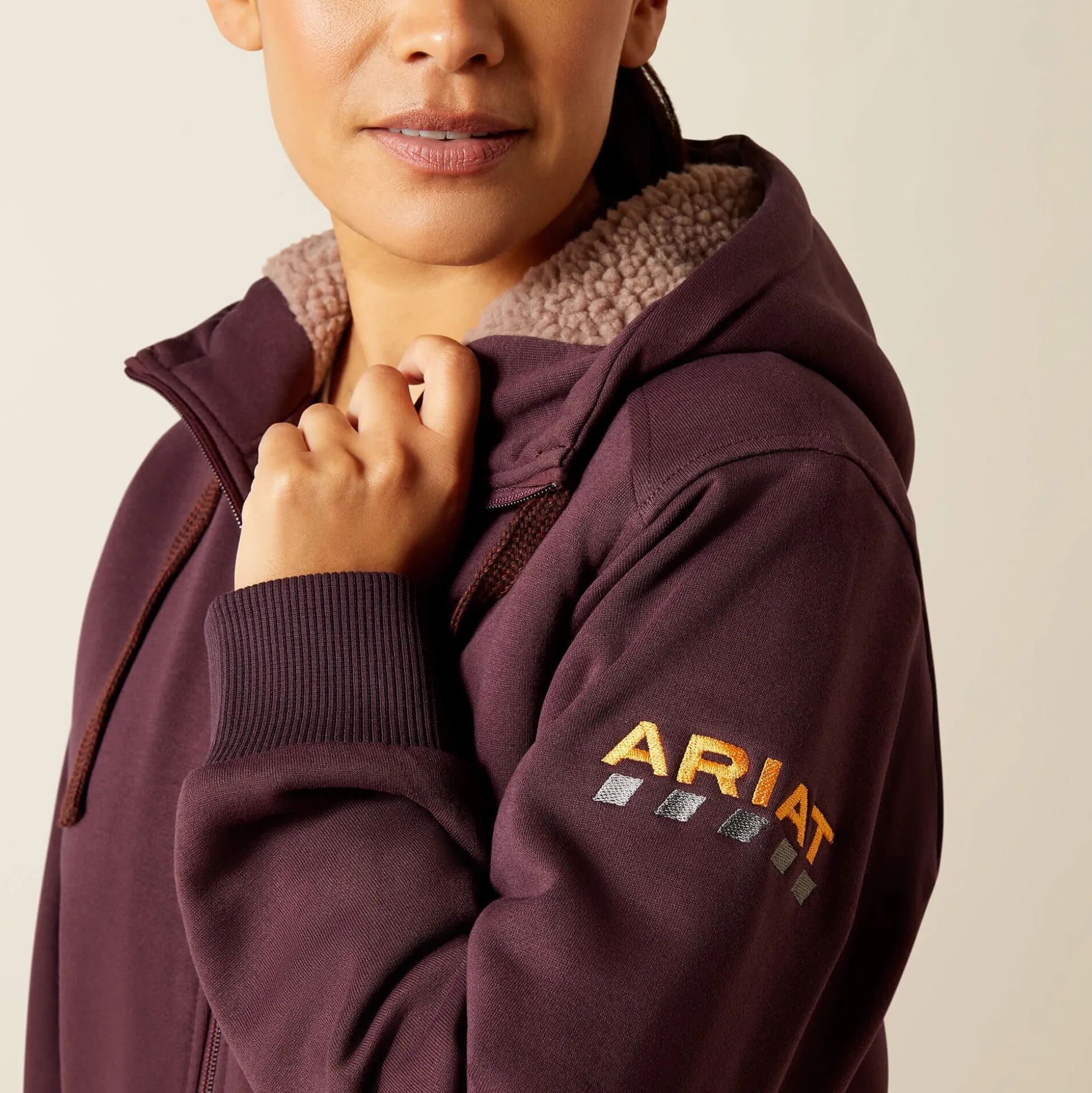Rebar All-Weather Sherpa Full Zip Hoodie