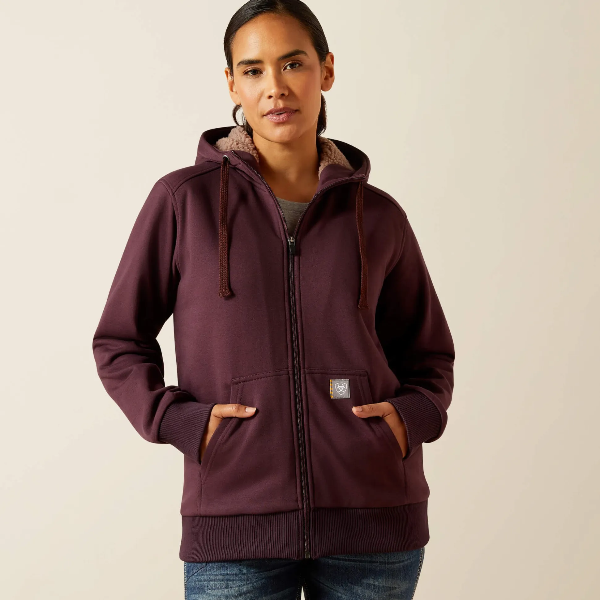 Rebar All-Weather Sherpa Full Zip Hoodie