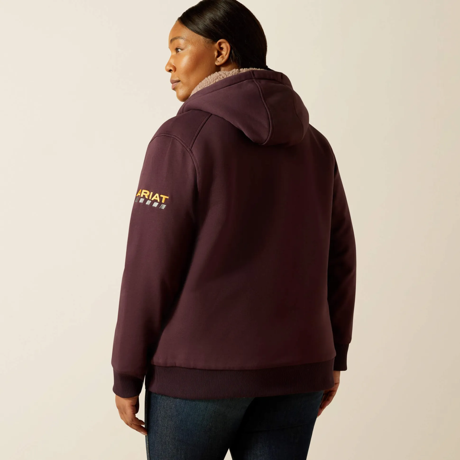 Rebar All-Weather Sherpa Full Zip Hoodie