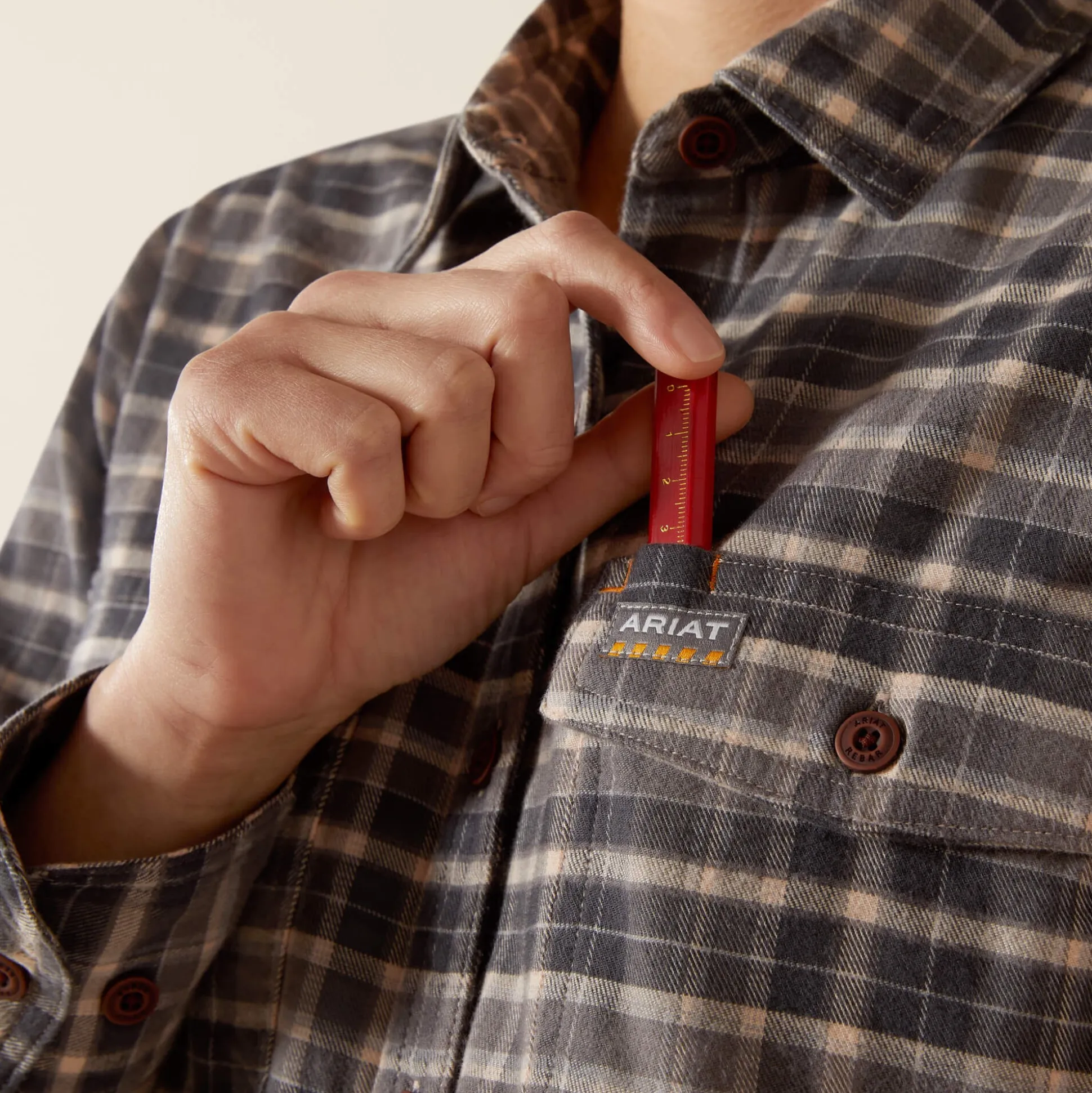 Rebar Flannel DuraStretch Work Shirt