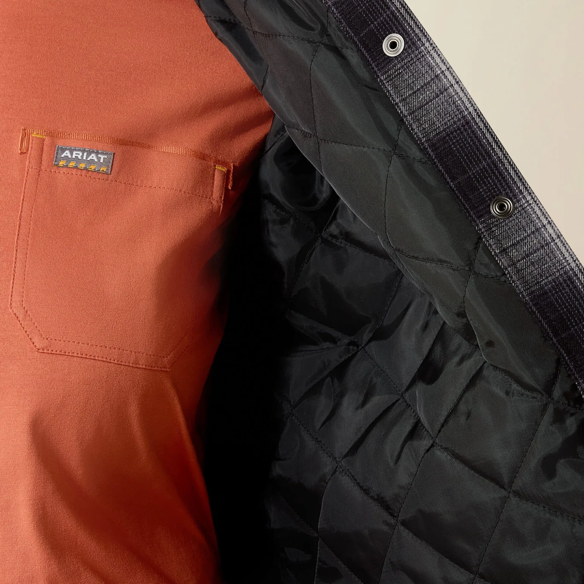 Rebar Flannel Insulated Shirt Jacket