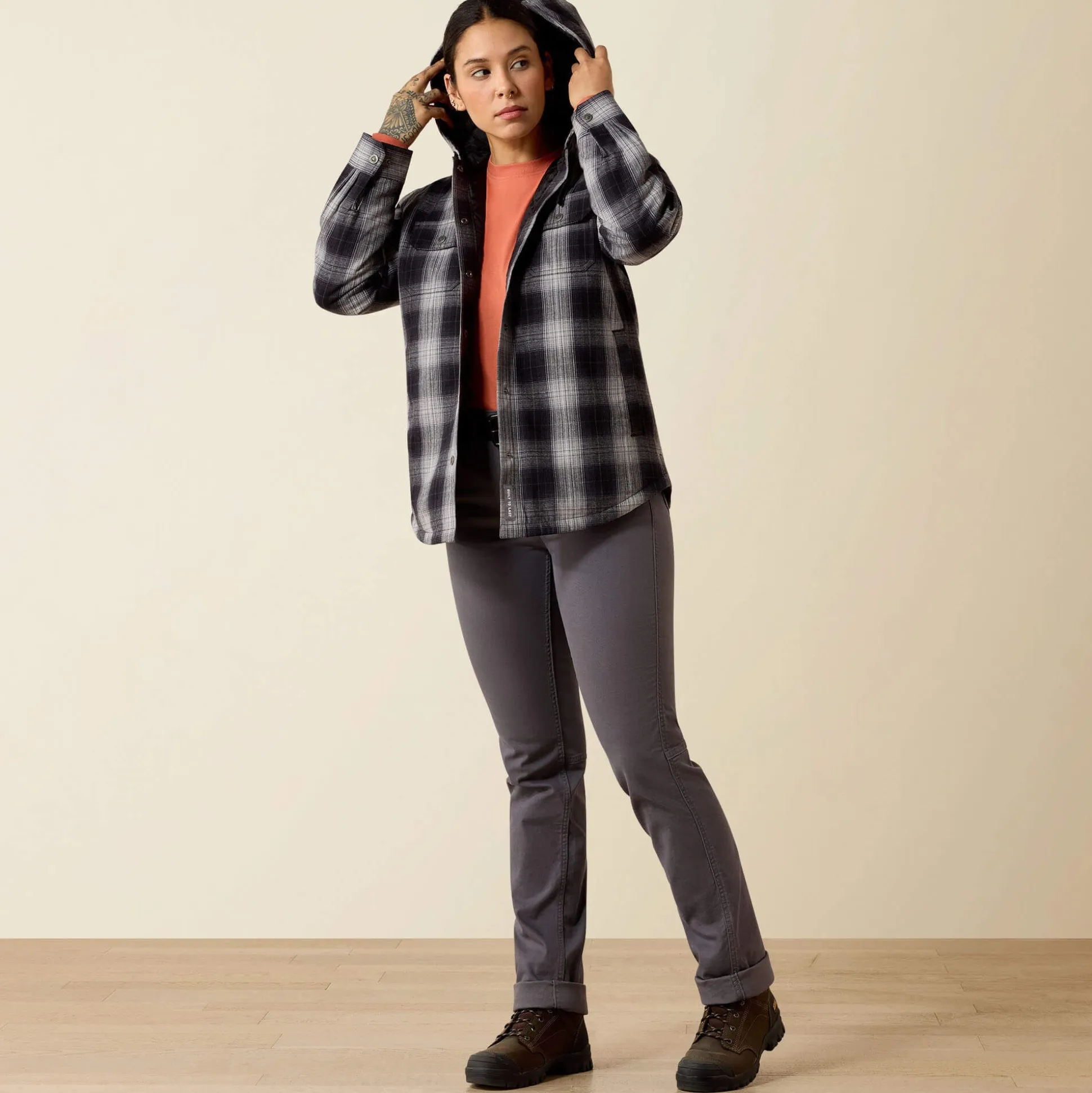 Rebar Flannel Insulated Shirt Jacket