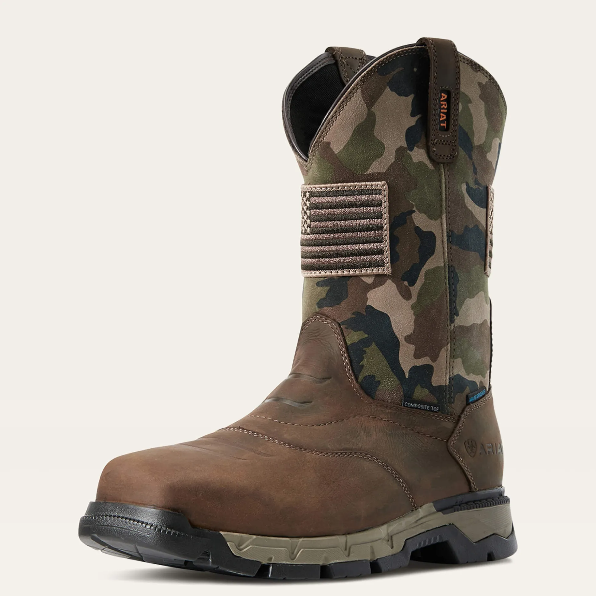 Rebar Flex Patriot Waterproof Composite Toe Work Boot