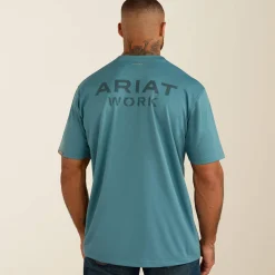 Rebar Heat Fighter Textured Logo T-Shirt