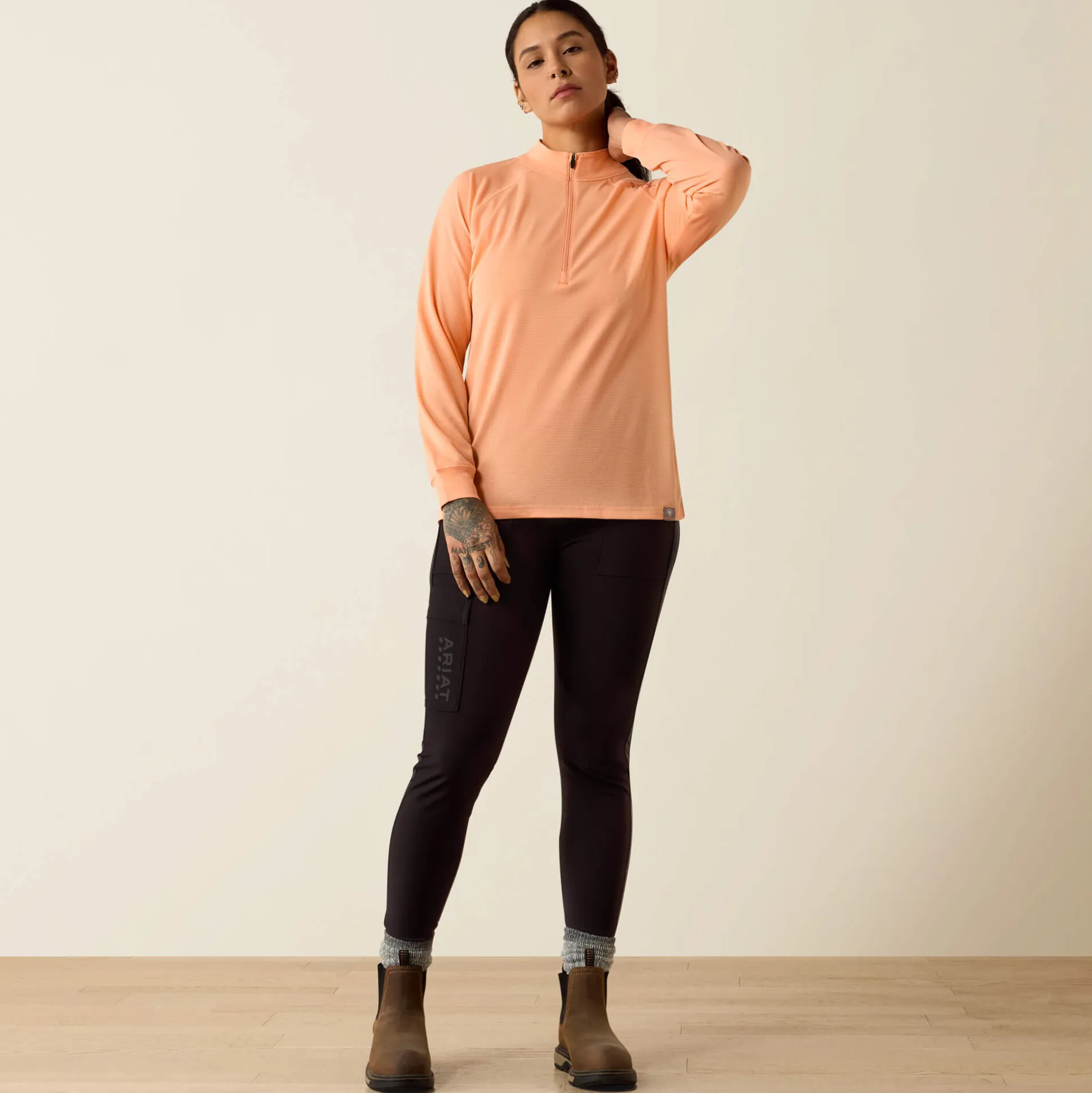 Rebar Heat Fighter 1/2 Zip T-Shirt