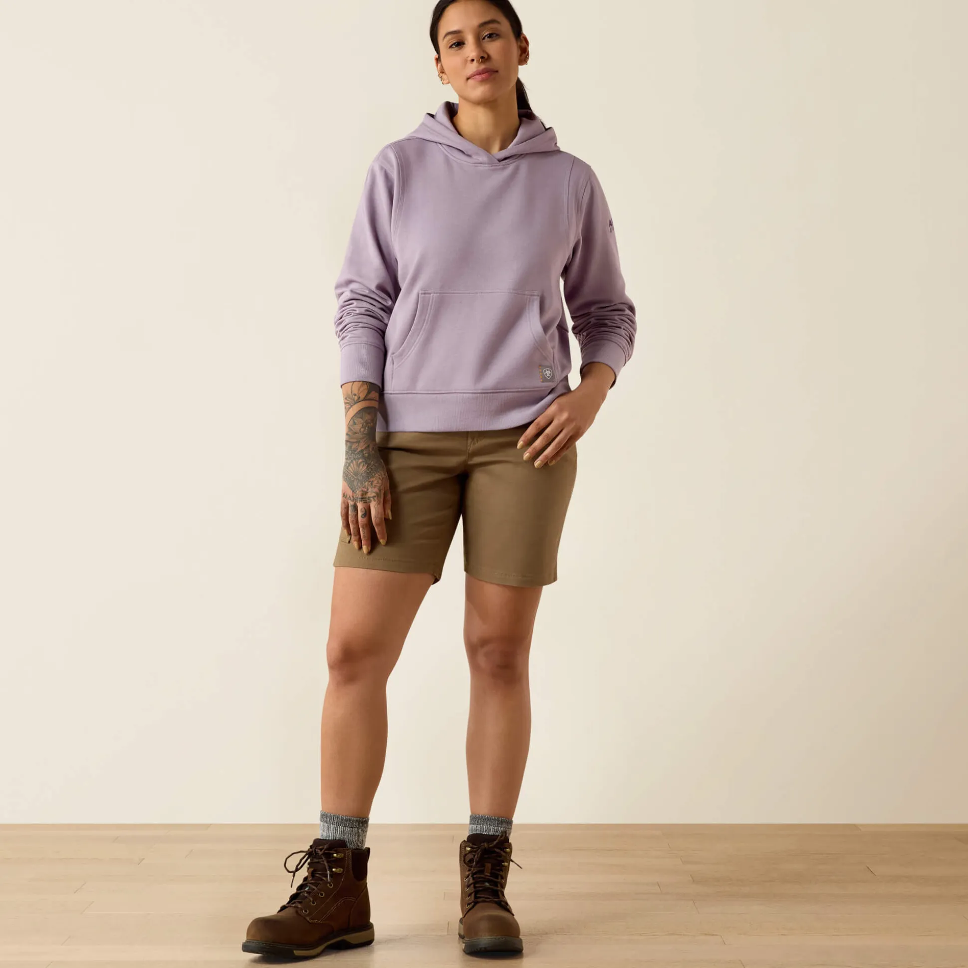 Rebar Lightweight Cropped Hoodie