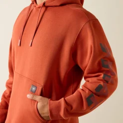 Rebar Lightweight Logo Hoodie