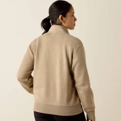 Rebar Lightweight Mock 1/2 Zip Sweatshirt