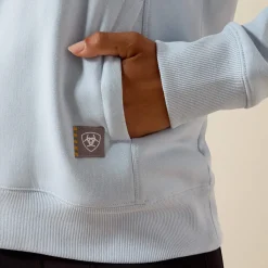 Rebar Lightweight Mock 1/2 Zip Sweatshirt