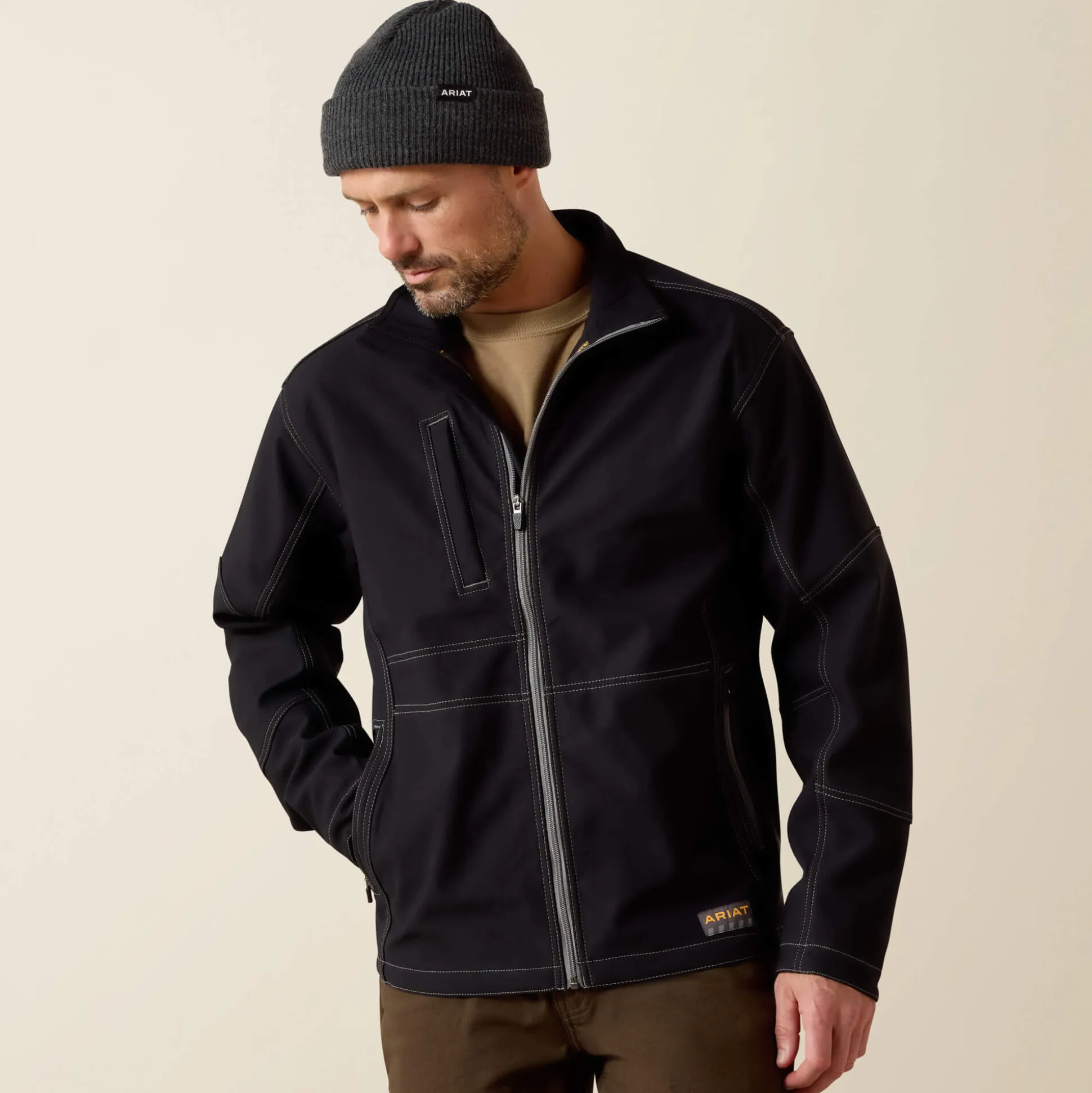 Rebar Stretch Canvas Softshell Jacket