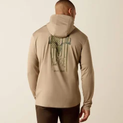 Rebar Sunblocker Outdoor Hooded Classic Fit Long Sleeve T-Shirt