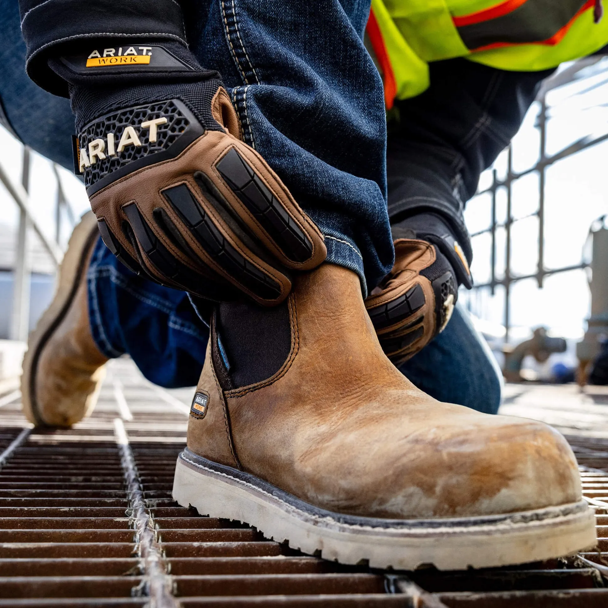 Rebar Wedge Chelsea Waterproof Composite Toe Work Boot