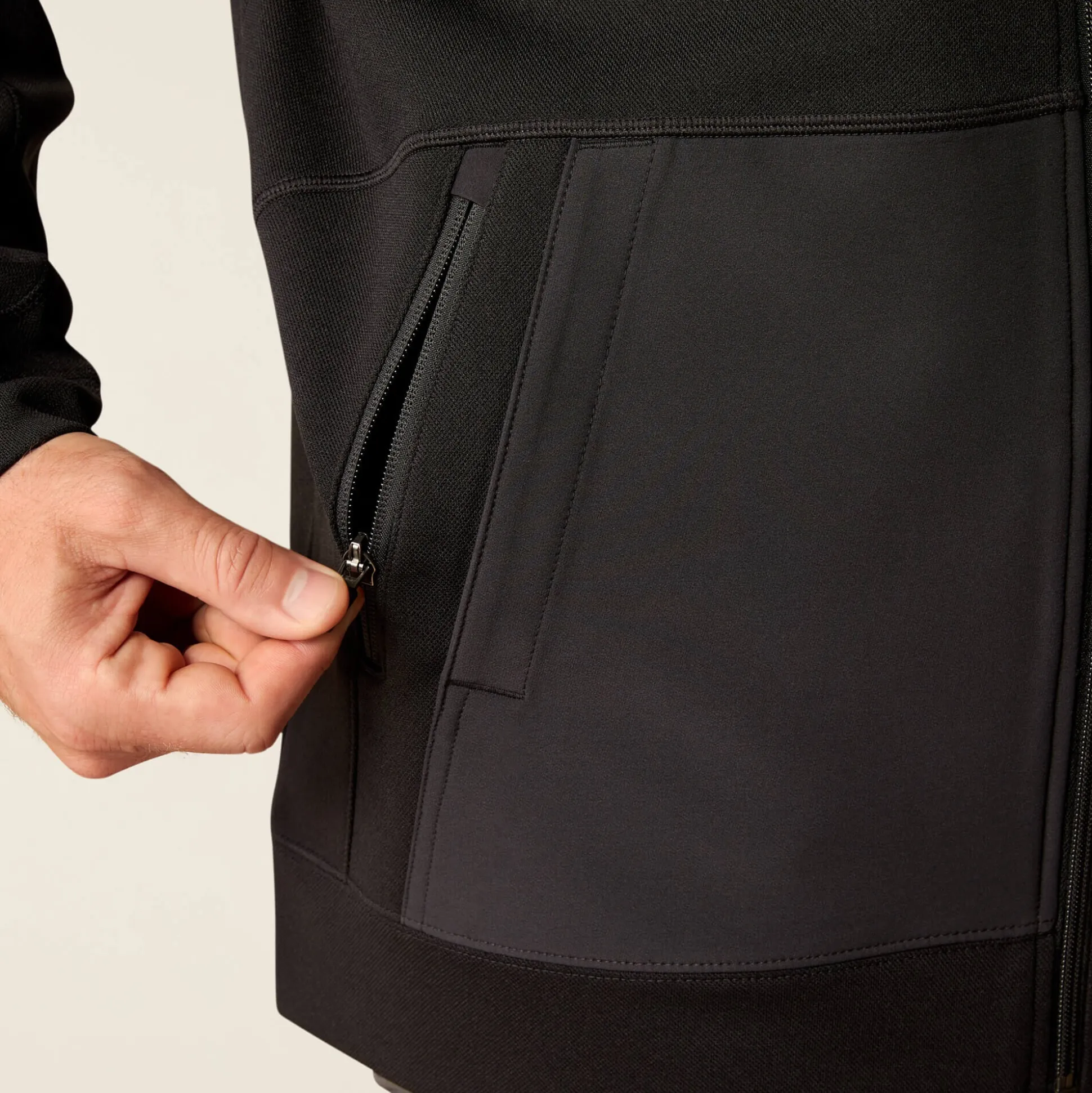 Rebar WorkTek Reinforced Full Zip Hoodie