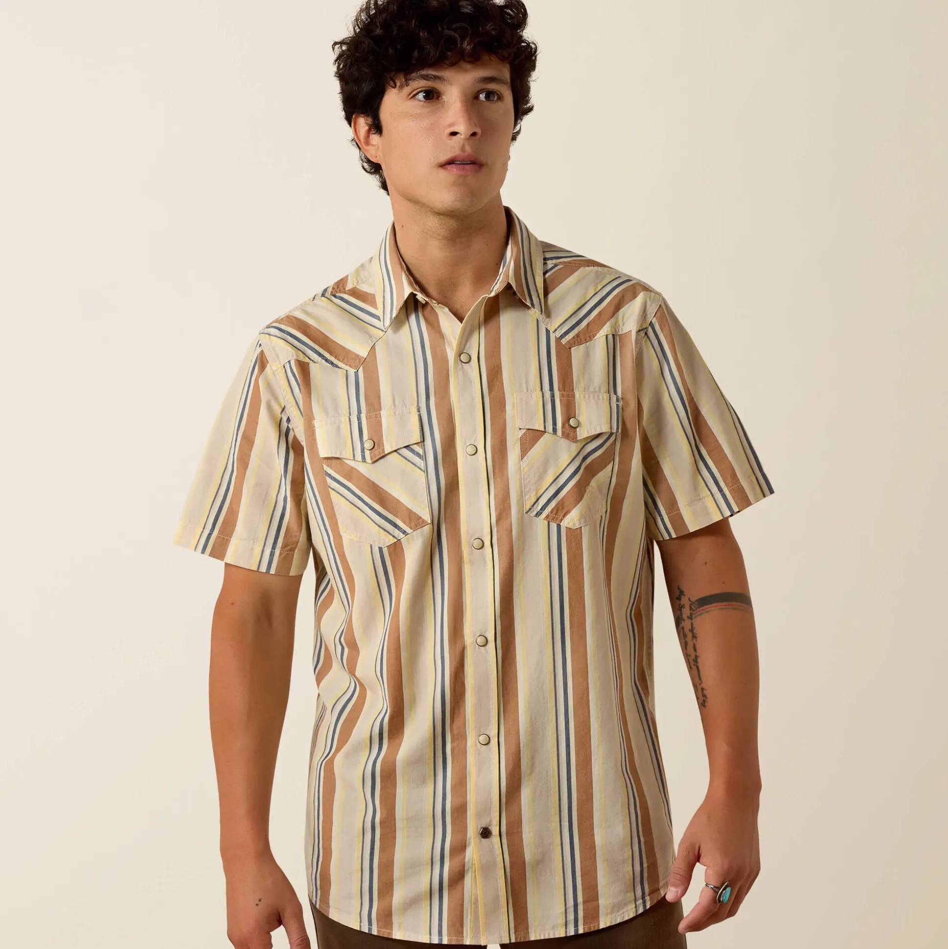 Retro Hawthorne Fitted Snap Shirt