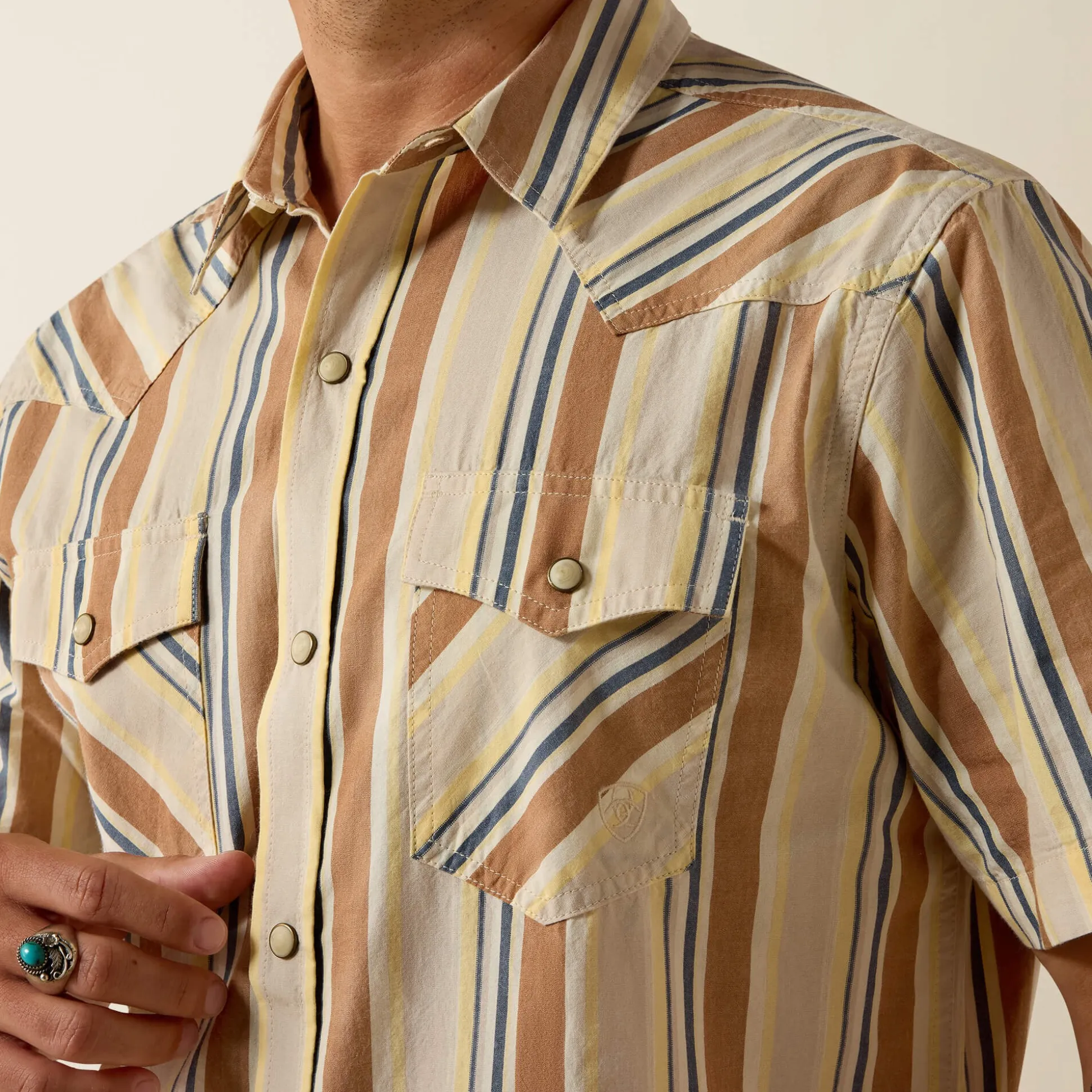 Retro Hawthorne Fitted Snap Shirt