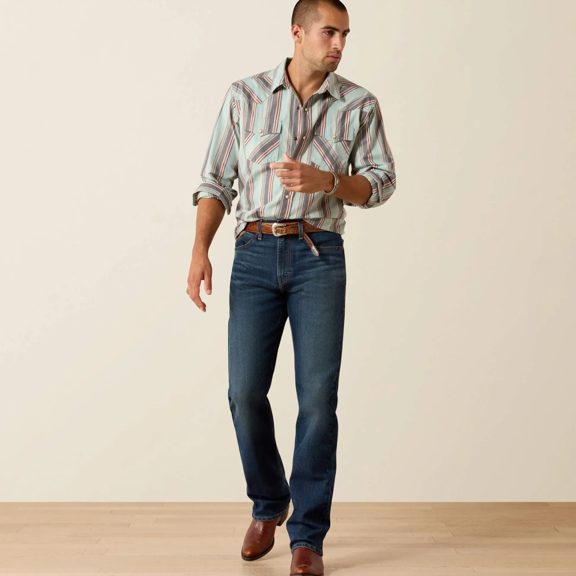 Retro Hesperus Fitted Snap Shirt