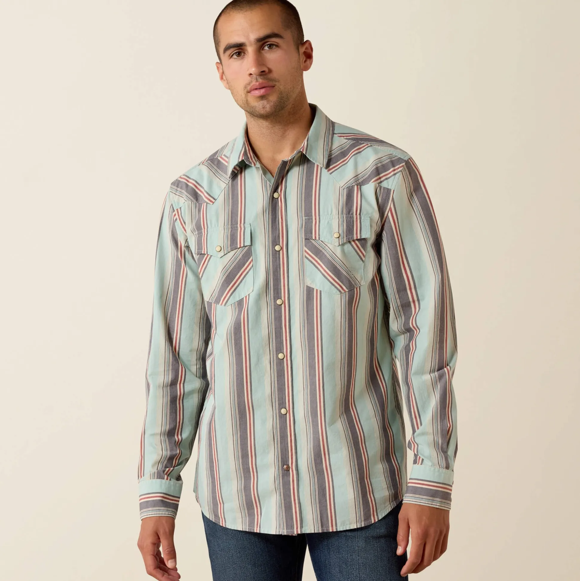 Retro Hesperus Fitted Snap Shirt