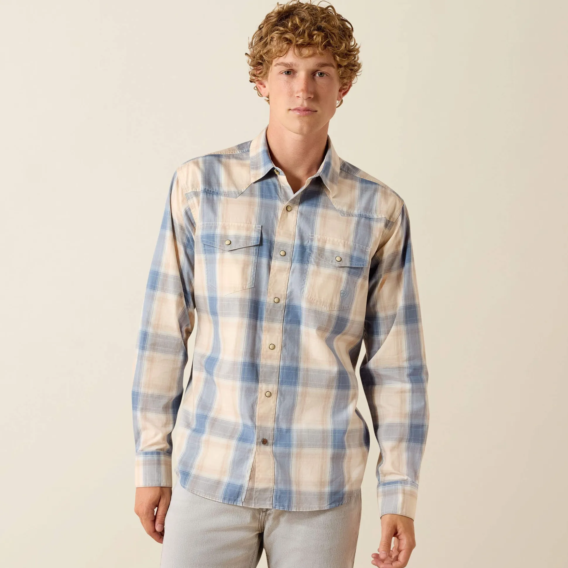 Retro Horace Fitted Snap Shirt