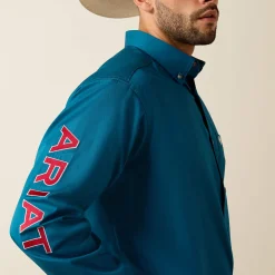 Team Logo Lightweight Twill Classic Fit Shirt