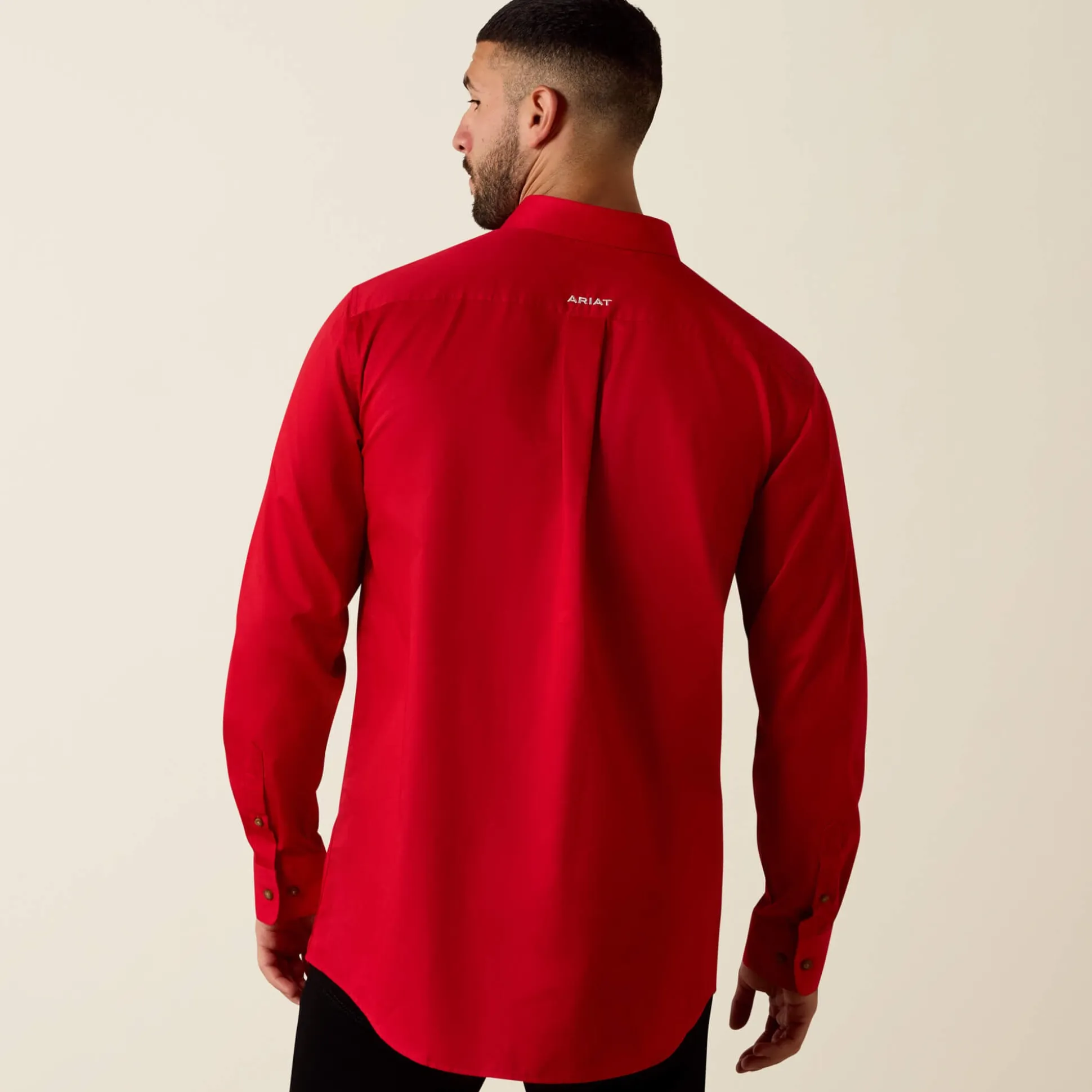 Team Logo Lightweight Twill Fitted Shirt