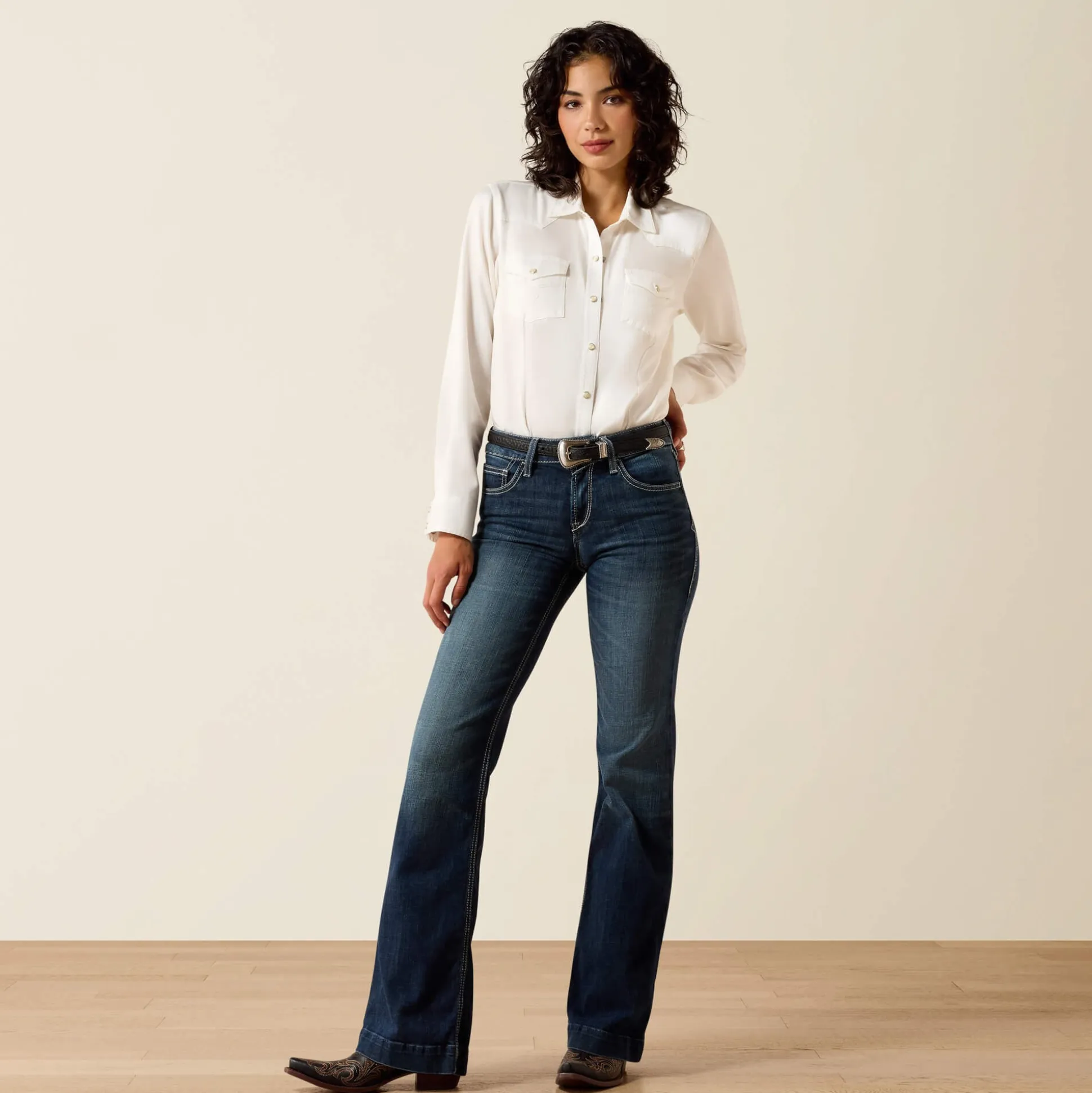 Trouser Perfect Rise Aisha Wide Leg Jean
