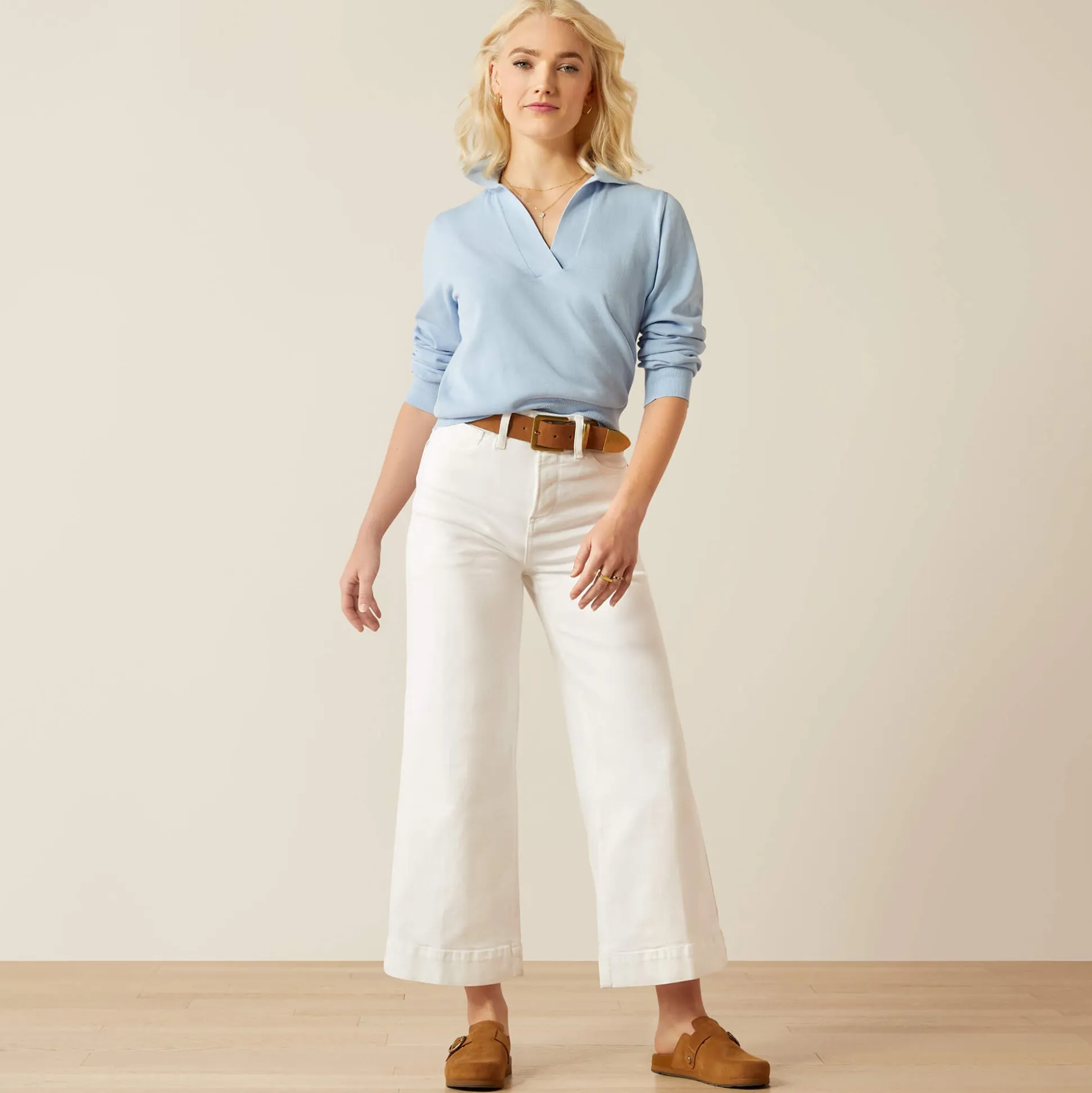 Ultra High Rise Countryside Wide Leg Crop Jeans