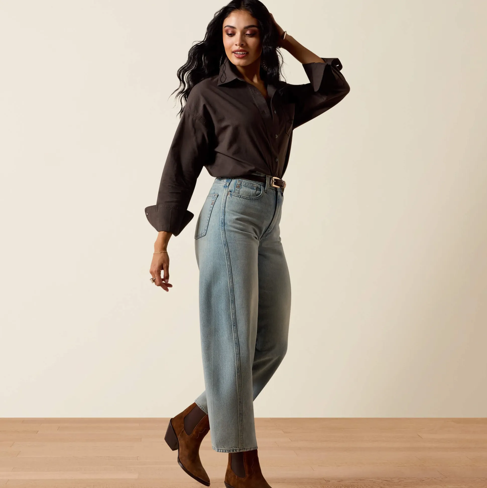 Ultra High Rise Jazmine Barrel Jeans