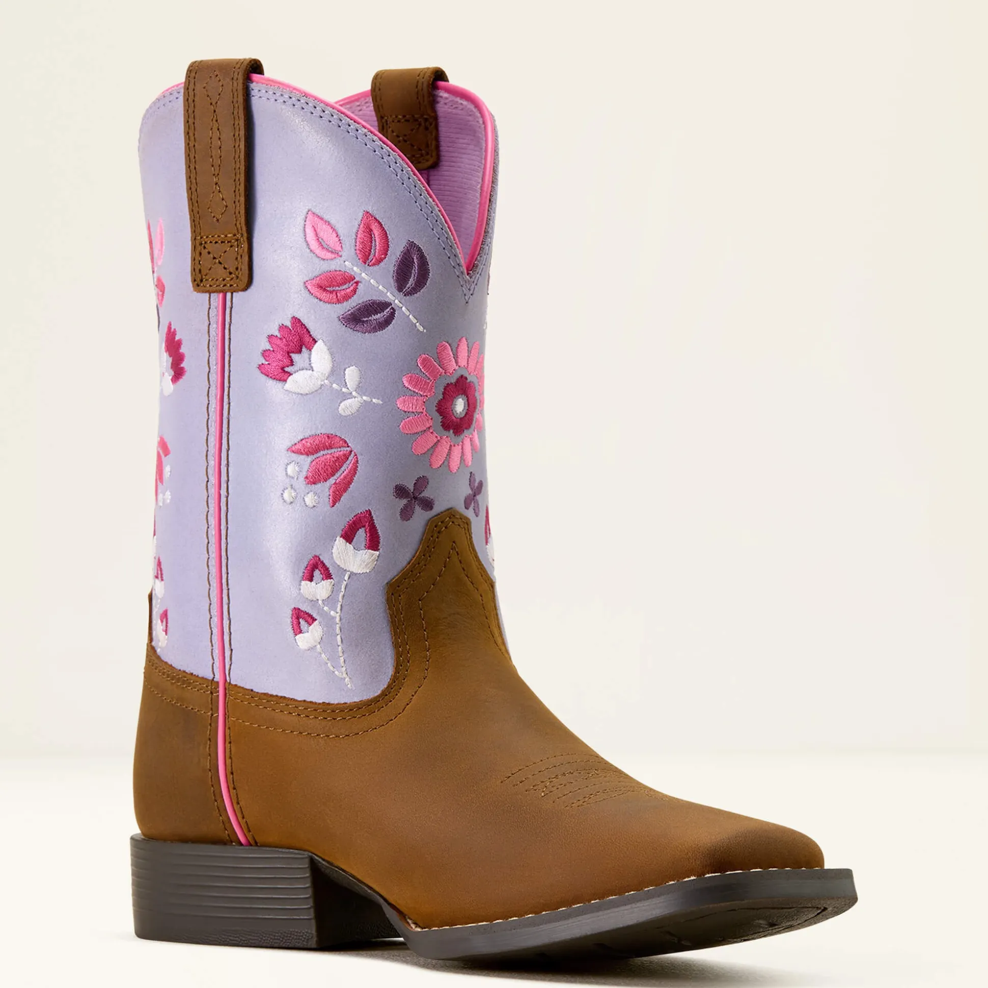 Wild Bloom Wide Square Toe Western Boot