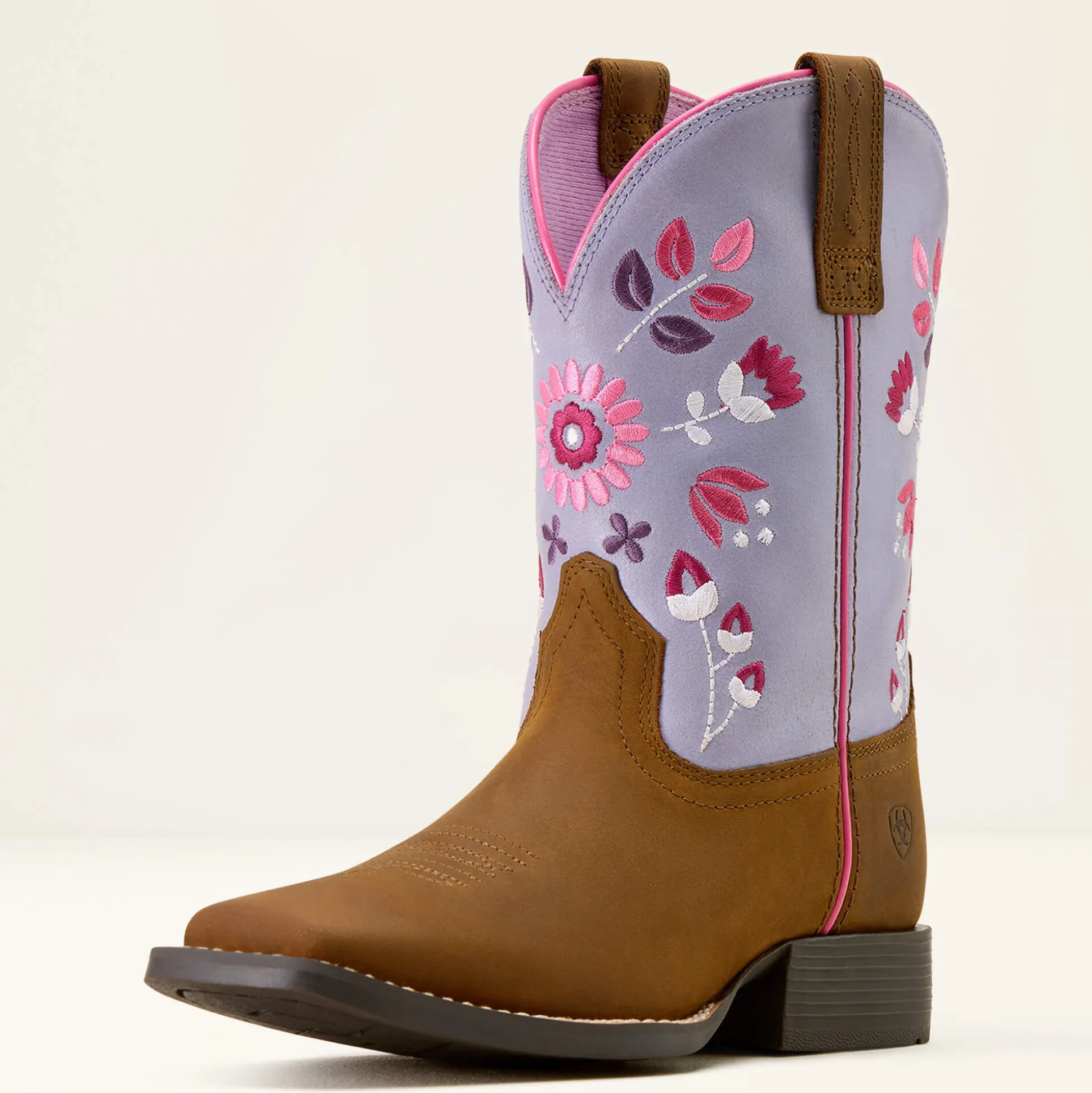 Wild Bloom Wide Square Toe Western Boot