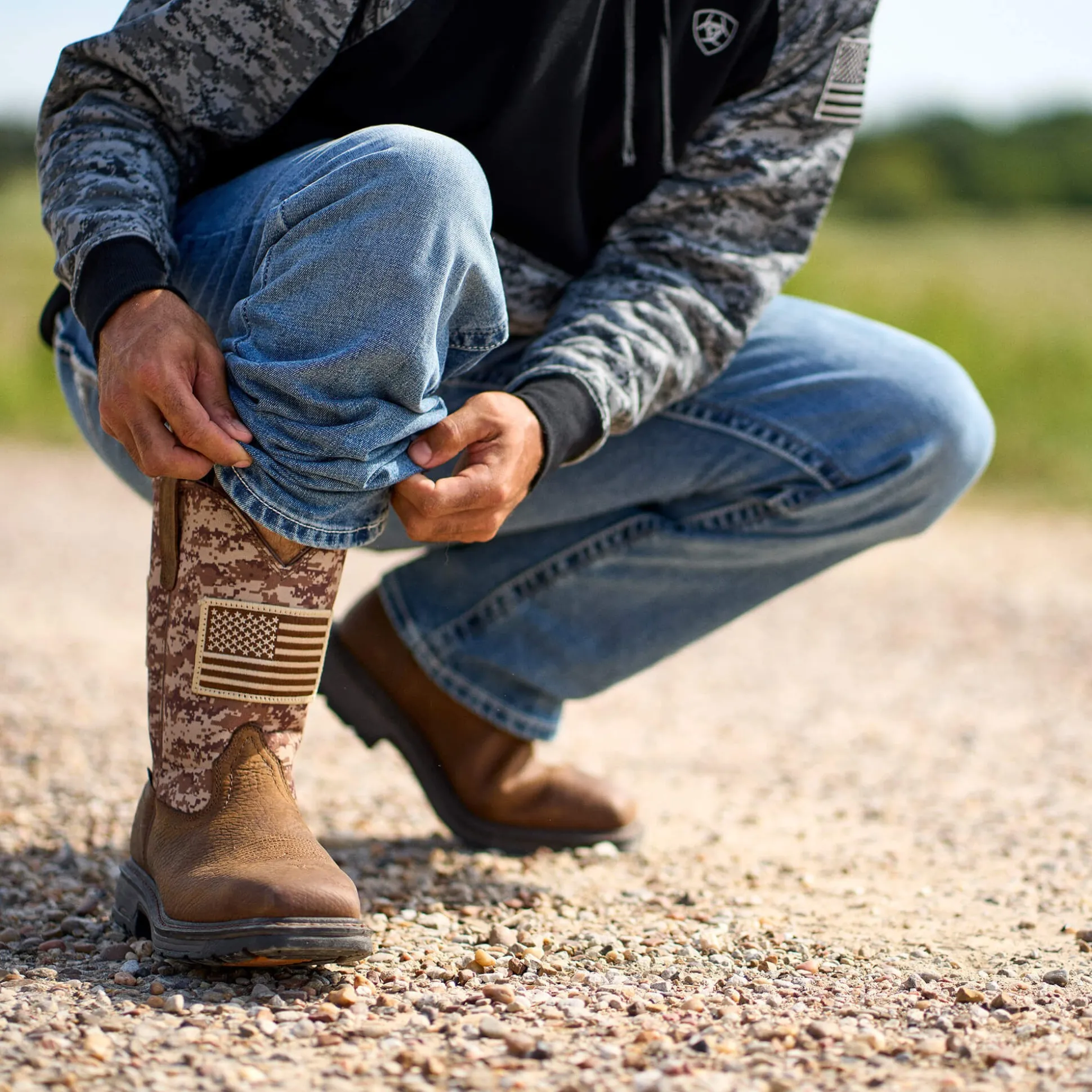 WorkHog Patriot Steel Toe Work Boot