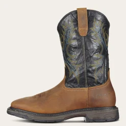 WorkHog Wide Square Toe Waterproof Steel Toe Work Boot