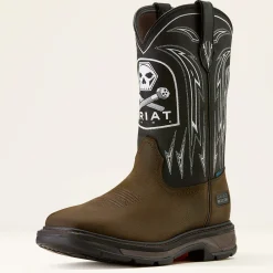 WorkHog XT Bolt Skull Waterproof Wide Square Toe Work Boot