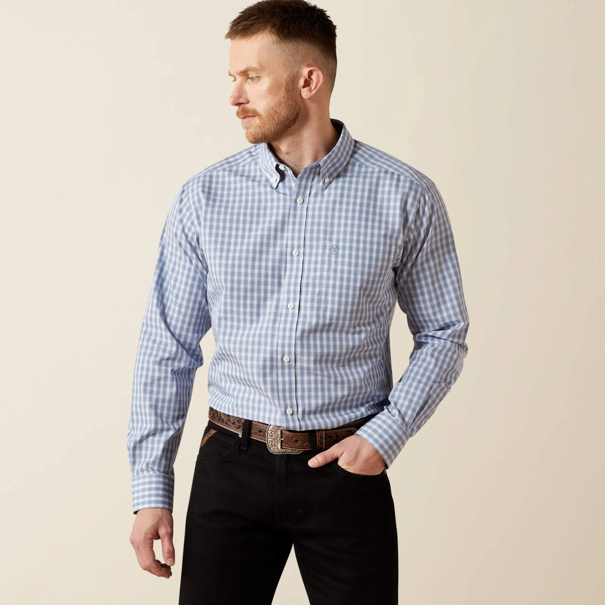 Wrinkle Free Brett Fitted Shirt